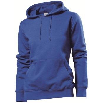 Stedman Sweatshirt Hooded Women Royalblå X-Large Dame