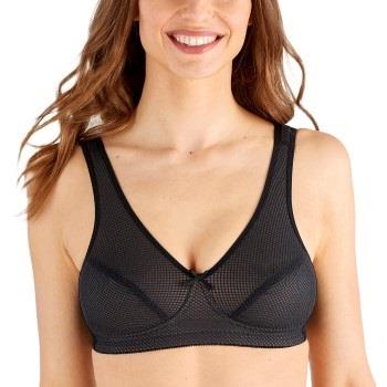 Swegmark BH Net Organic Cotton Soft Bra Svart B 75 Dame