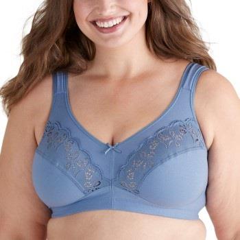 Swegmark BH Treasure Soft Bra Blå bomull B 90 Dame