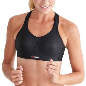 Swemark Courage Coolmax Sports Bra BH Svart E 75 Dame