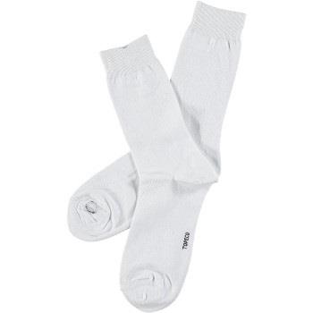 Topeco Strømper Men Classic Socks Plain Hvit Str 41/45 Herre