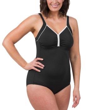 Trofe Swimsuit Prosthetic Chlorine Resistant Svart/Hvit polyester D 38...