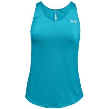 Under Armour Speed Stride Tank Lysblå polyester Small Dame