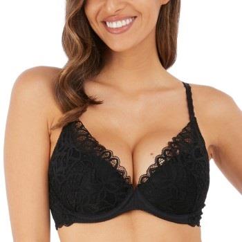 Wacoal BH Raffine Plunge Push Up Bra Svart D 85 Dame