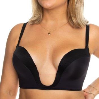 Wonderbra BH Ultimate Silhouette Micro Plunge Svart A 80 Dame