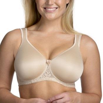 Miss Mary Smooth Lacy T-shirt Bra BH Beige C 90 Dame