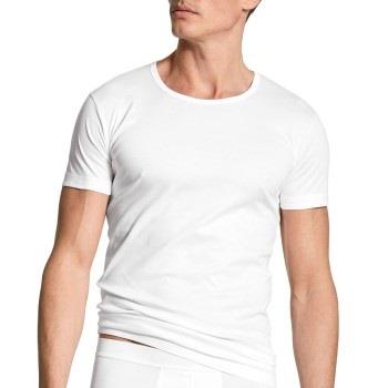 Calida Authentic Cotton Crew Neck T-shirt Hvit bomull Medium Herre