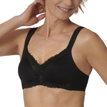 Triumph BH Modern Lace Cotton Soft Bra Svart A 75 Dame