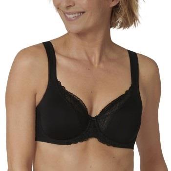 Triumph BH Modern Lace Cotton Underwire Bra Svart E 90 Dame