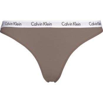 Calvin Klein Truser Carousel Thong Brun bomull Medium Dame