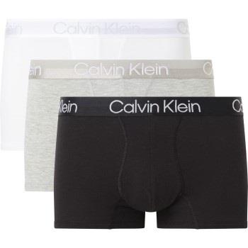Calvin Klein 3P Modern Structure Recycled Trunk Hvit/Svart Medium Herr...