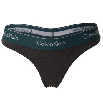 Calvin Klein Truser Modern Cotton Thong Mørkgrå  Small Dame