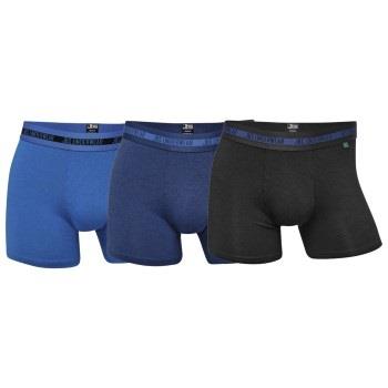 JBS 3P Bamboo Boxers Svart/Blå Medium Herre