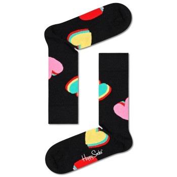 Happy socks Strømper My Valentine Sock Svart bomull Str 41/46