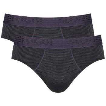 Sloggi 2P Men Ever Cool Brief Svart Medium Herre