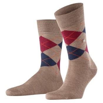 Burlington Strømper Edinburgh Wool Sock Lysbrun  Str 40/46 Herre