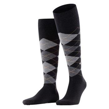 Burlington Strømper Edinburgh Wool Knee High Sock Svart Str 40/46
