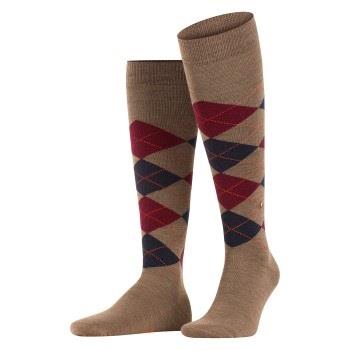 Burlington Strømper Edinburgh Wool Knee High Sock Lysbrun  Str 40/46