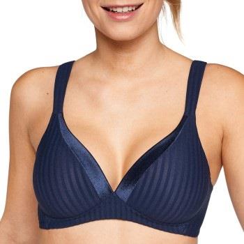 NATURANA BH Everyday Wednesday Striped Soft Bra Marine D 75 Dame