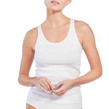 Bread and Boxers Women Ribbed Tank Top Hvit bomull X-Large Dame