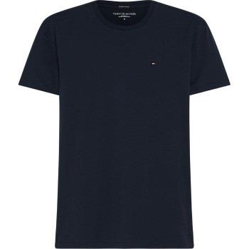 Tommy Hilfiger Cotton Icon Crew Neck SS Marine økologisk bomull Small ...