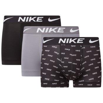 Nike 3P Everyday Essentials Micro Trunks Grå/Svart polyester X-Large H...