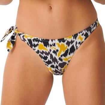 Sloggi Shore Fancy Guppy Bikini Brazilian Brief Svart/Gul Large Dame