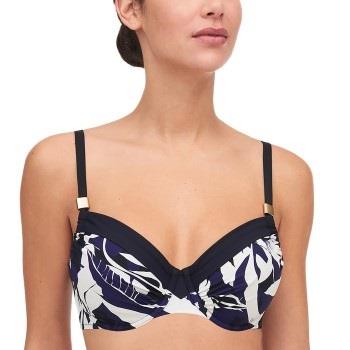 Femilet Honduras Underwired Bikini Bra Blå/Hvit F 85 Dame