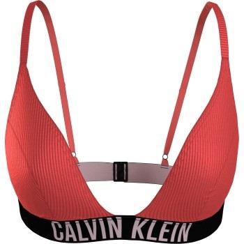 Calvin Klein Intense Power Rib Bikini Plus Bra Korall polyamid XL+ Dam...