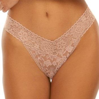 Hanky Panky Truser Daily Lace Original Rise Thong Beige nylon One Size...