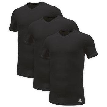 adidas 3P Active Flex Cotton V-Neck T-Shirt Svart bomull Small Herre