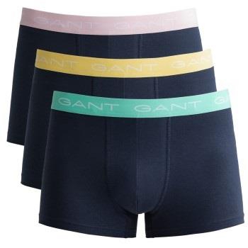 Gant 3P Cotton Jersey Trunks Rosa/Gul bomull XX-Large Herre