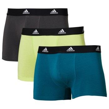 adidas 3P Active Flex Cotton Trunk Limegrønn bomull XX-Large Herre