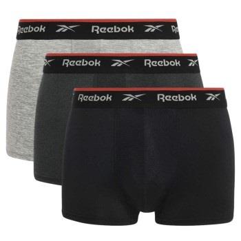 Reebok 3P Redgrave Sports Trunk Svart/Grå polyester Large Herre