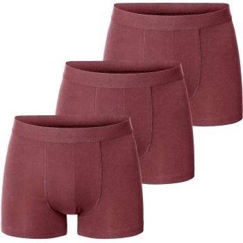 Bread and Boxers Boxer Briefs 3P Vinrød  økologisk bomull XX-Large Her...