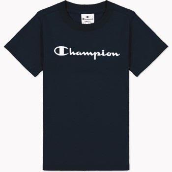 Champion American Classics Legacy Girls T-Shirt Marine bomull Small Da...