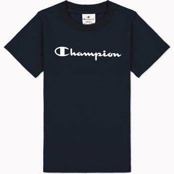 Champion American Classics Legacy Girls T-Shirt Marine bomull Large Da...