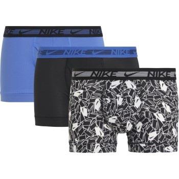 Nike 3P Dri-Fit Ultra Stretch Micro Boxer Svart/Blå polyester X-Large ...