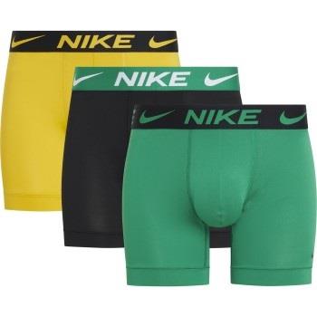 Nike 3P Everyday Essentials Micro Boxer Brief Grønn/Gul polyester Smal...