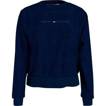 Tommy Hilfiger Tonal Logo Lounge Sweatshirt Mørkblå Small Dame