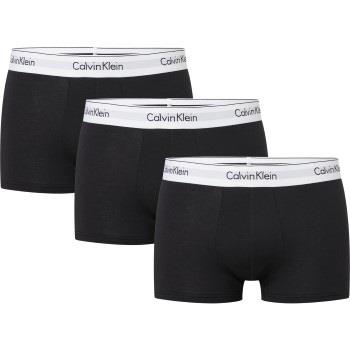 Calvin Klein 3P Modern Cotton Stretch Trunk Svart bomull Small Herre