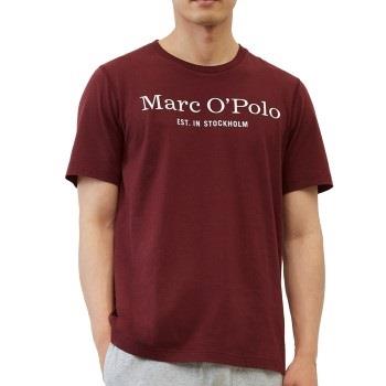 Marc O Polo Organic Cotton Basic SS Pyjama Rød økologisk bomull X-Larg...
