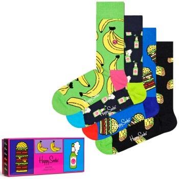 Happy socks Strømper 4P Yummy Yummy Socks Gift Set Mixed bomull Str 41...