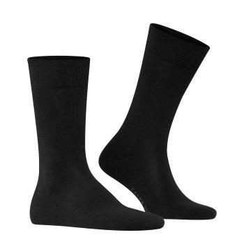 Falke Strømper Sensitive London Socks Svart bomull Str 43/46 Herre