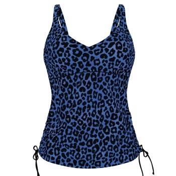 Rosa Faia Batik Safari Tankini Top Blå Mønster E 40 Dame