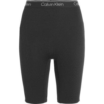 Calvin Klein Sport Ribbed Knit Shorts Svart polyester Medium Dame