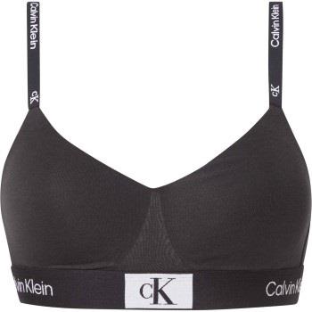 Calvin Klein BH CK96 String Bralette Svart bomull Small Dame
