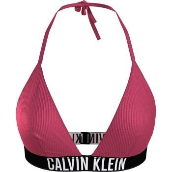 Calvin Klein Instense Power Triangle Bikini Top Rosa nylon Medium Dame