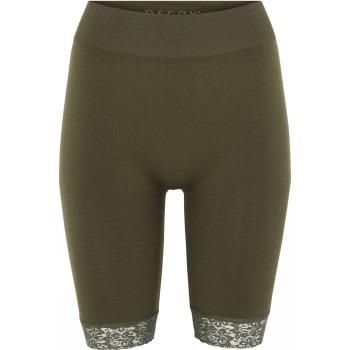 Decoy Long Shorts With Lace Grønn S/M Dame