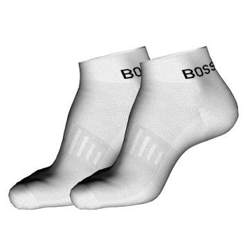 BOSS Strømper 2P Casual Sport Sneaker Socks Hvit Str 39/42 Herre